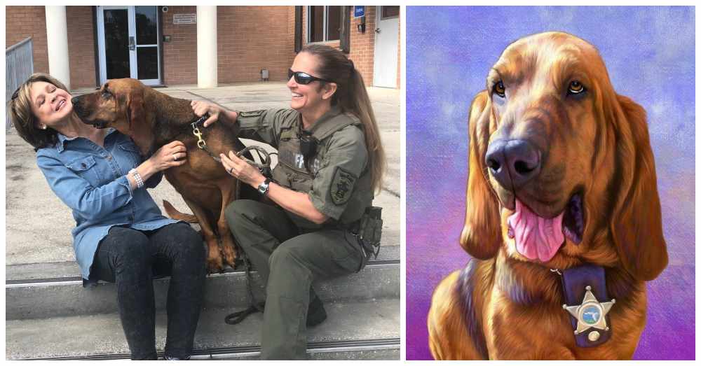 心痛！從事追蹤失蹤兒童和癡呆患者的獵犬被癌癥奪去生命