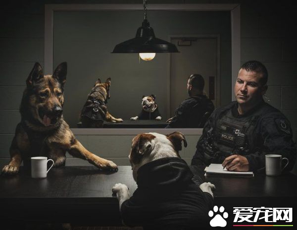 硬漢狠角色路線 警犬們的硬漢魅力迷倒大家