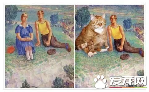 當寵物貓亂入名畫
