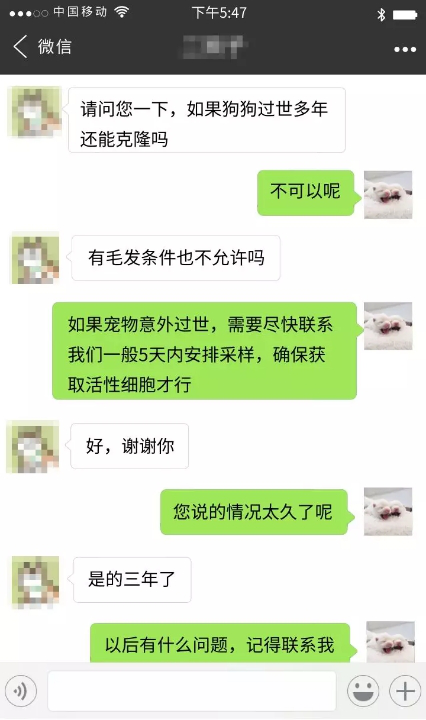 寵物冷凍尸體不腐  即可克隆重生？