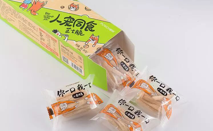 醇粹人寵同食-芝士脆是有多美味？狗狗和鏟屎官搶著吃!