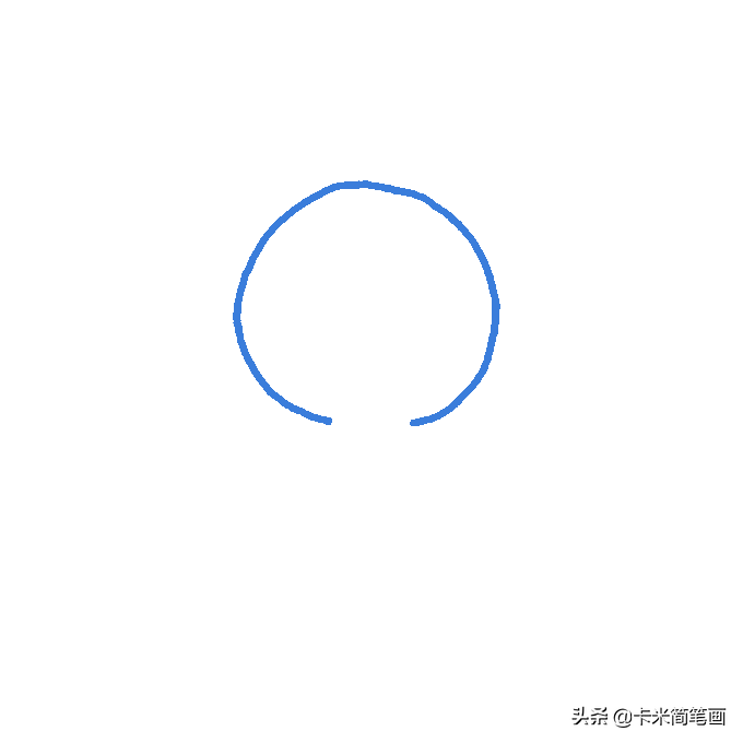 哈士奇的簡易畫法 - Q版哈士奇簡筆畫教程