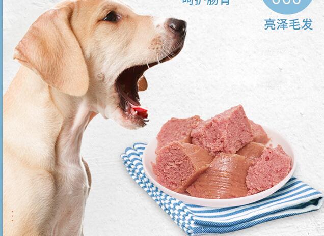 【寵物狗罐頭】頑皮狗零食狗罐頭濕糧拌飯主食營養金毛牛肉375g泰迪幼犬
